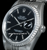 Rolex Datejust 36 Jubilee Bracelet Black Dial 16220